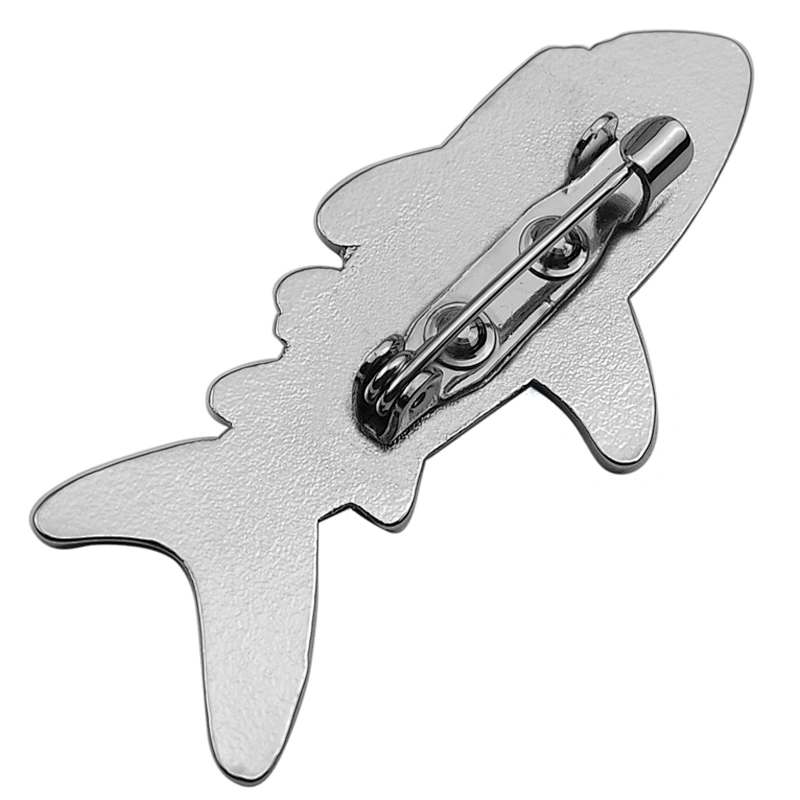 Hotsale Custom  Enamel Shark Lapel Pin