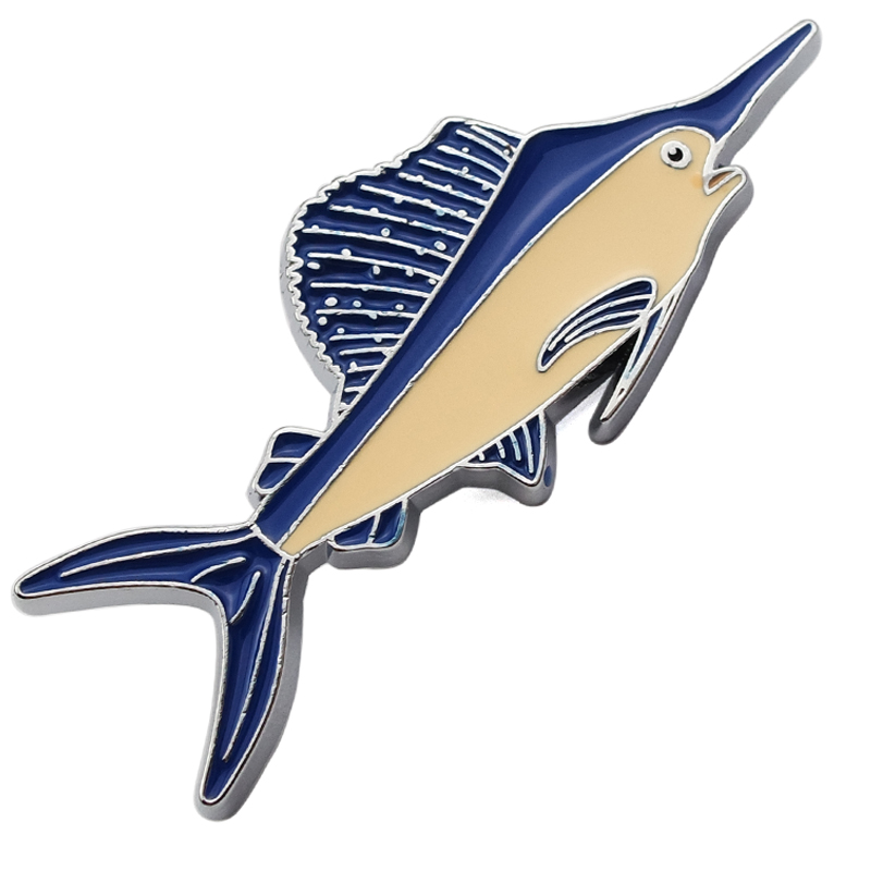 Hotsale Custom  Enamel Saurida Lapel Pin