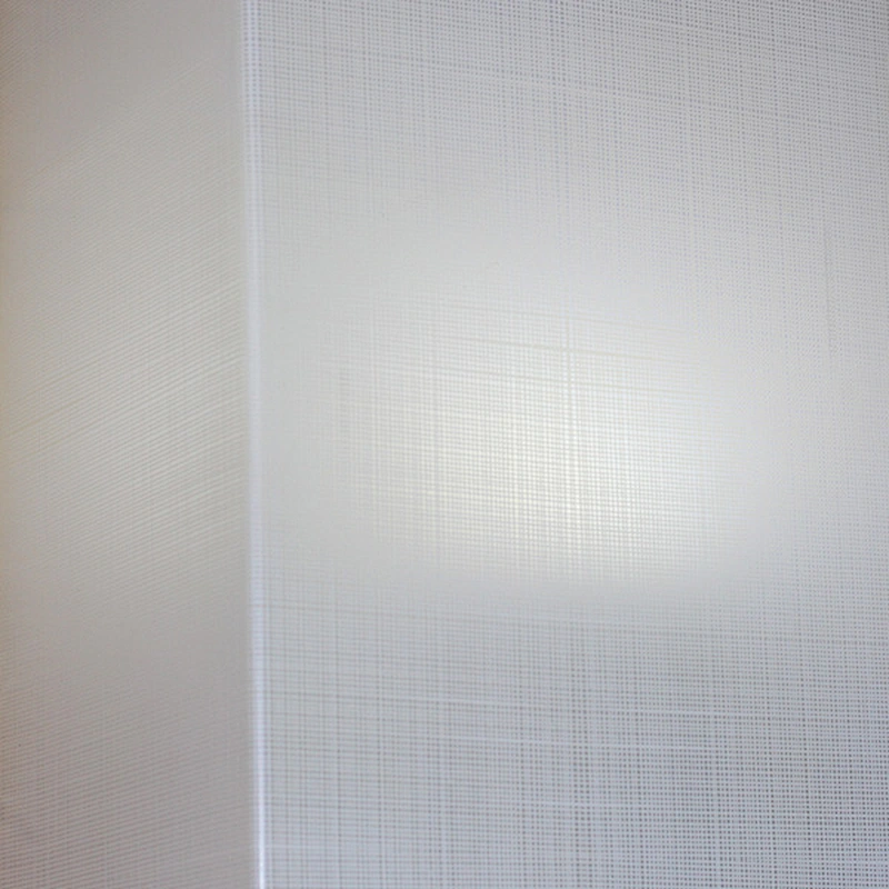 Linen acrylic shade wall lamp