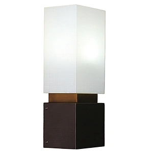 Linen acrylic shade wall lamp