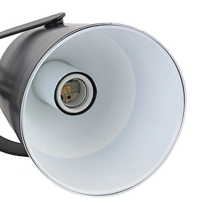 Double shades metal table lamp