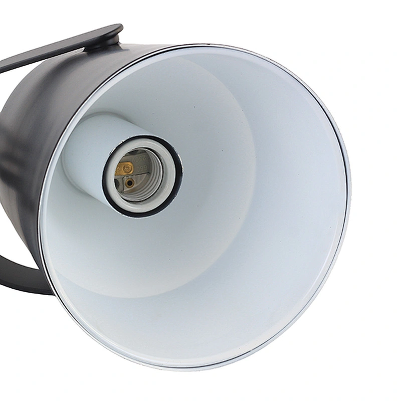 Double shades metal table lamp
