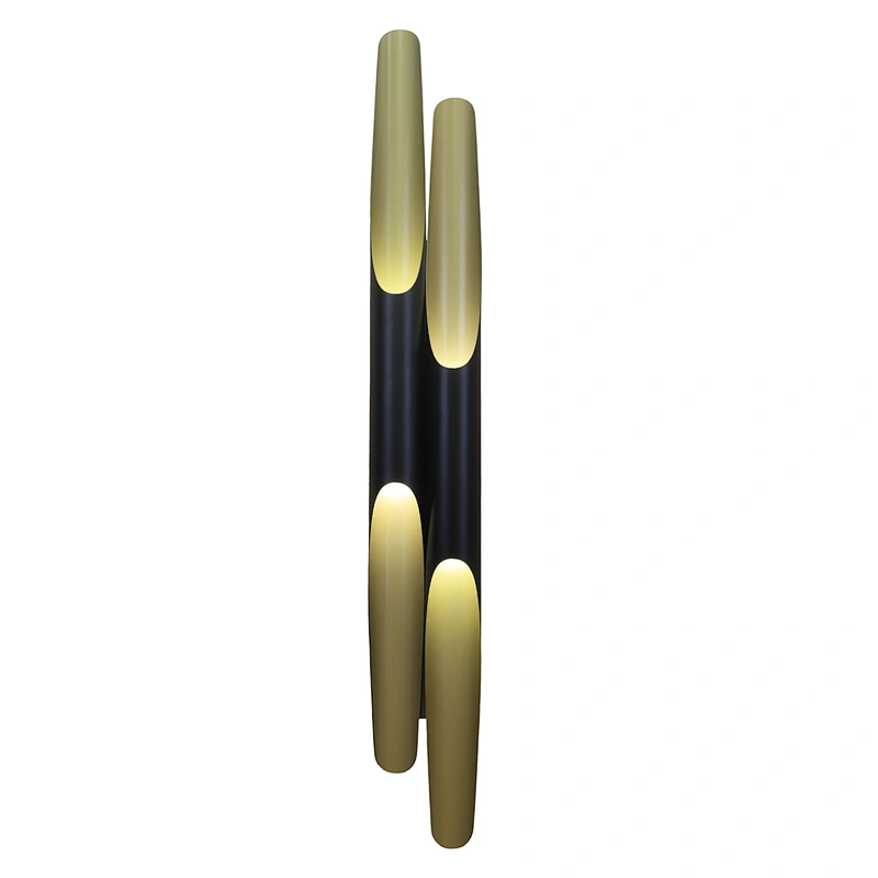 SGR-Sun gold painted metal tubes wall lamp