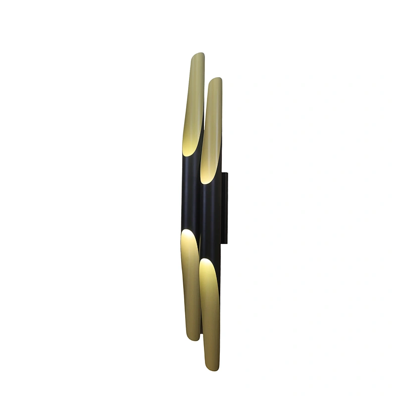 SGR-Sun gold painted metal tubes wall lamp