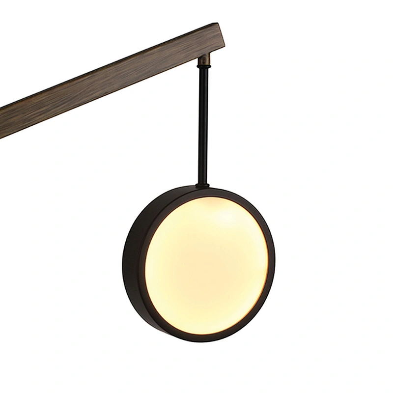 Matte black metal LED table lamp