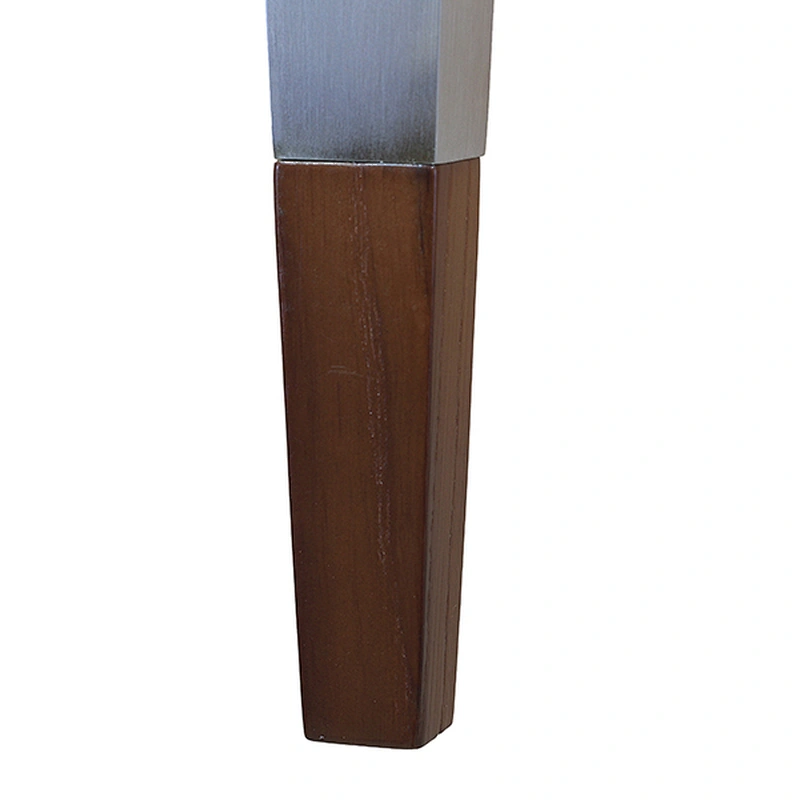 Striated glass brushed nickel plated metal wall lamp