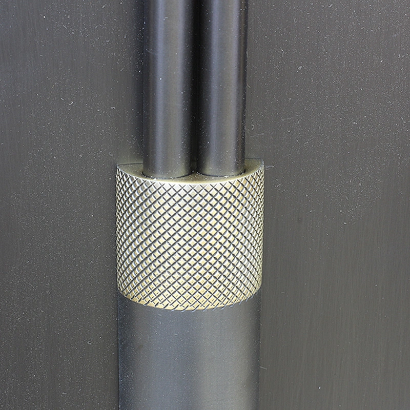 Mini shades and dark bronze metal wall lamp