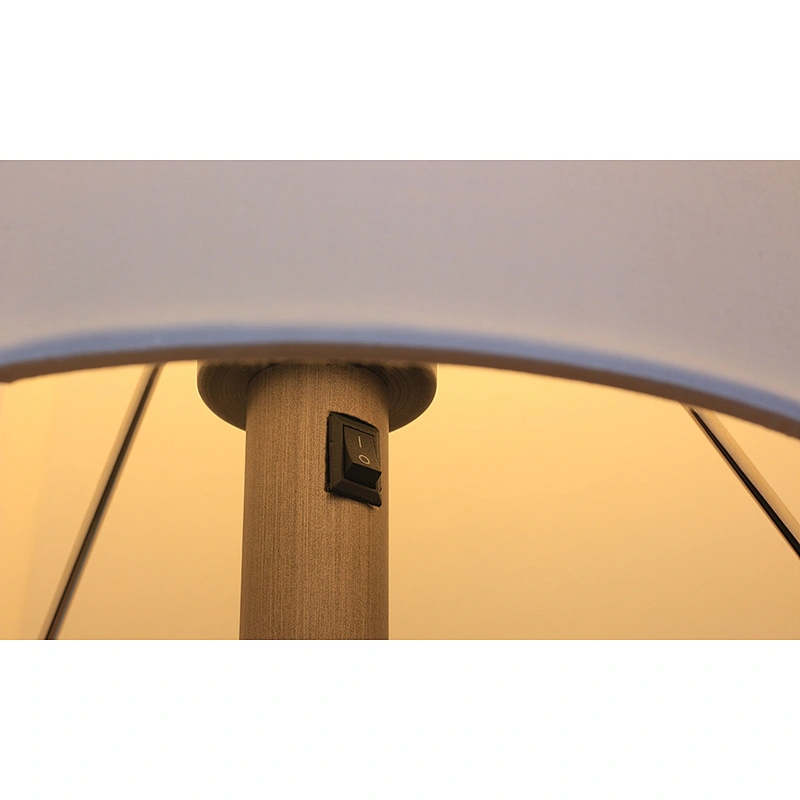 Wooden tea table lamp