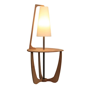 Wooden tea table lamp