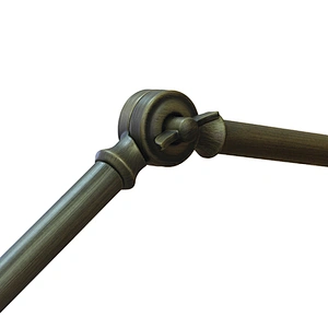 Custom hand painted bronze adjustable metal lamp arms wall lamp