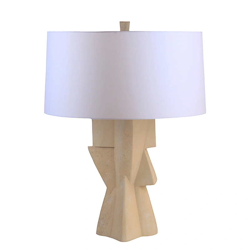 Warm white heterogenic poly table lamp