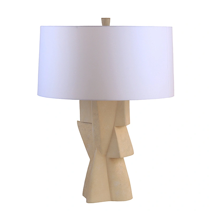 Warm white heterogenic poly table lamp