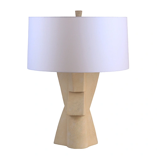 Warm white heterogenic poly table lamp