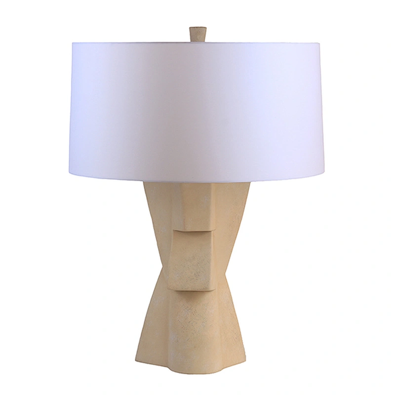 Warm white heterogenic poly table lamp