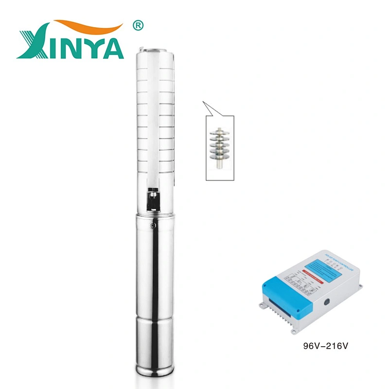 XINYA high head solar pump for clean water (3SPSC6/145-D216/1800)