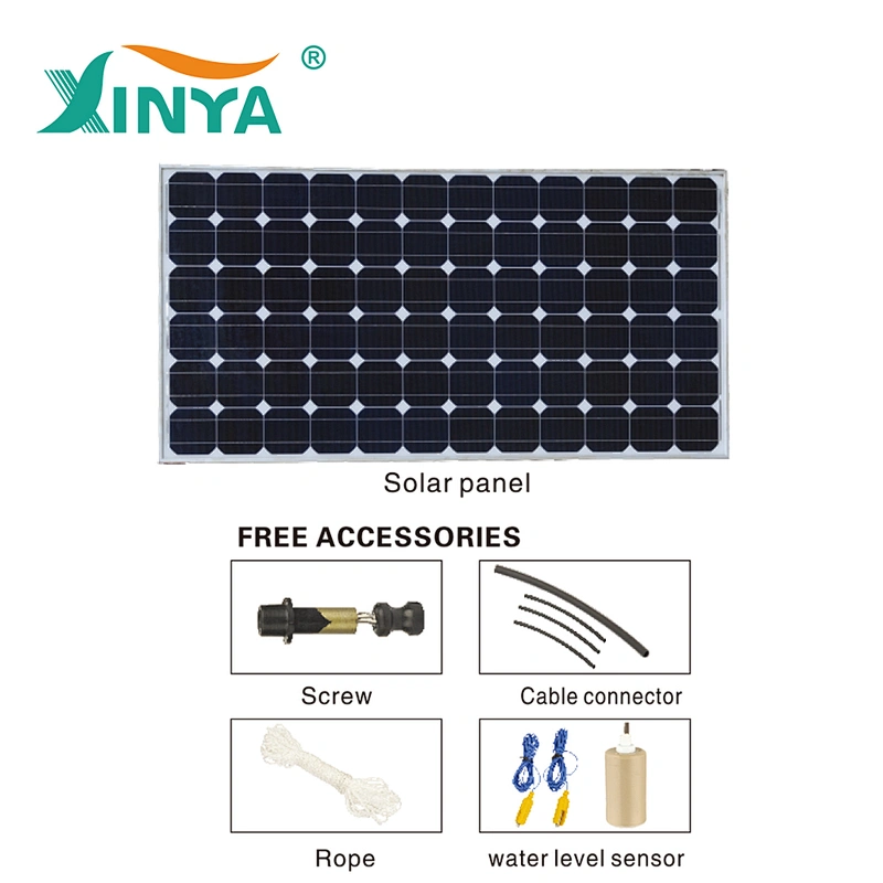 XINYA 24V DC screw 400W solar water pump for agriculture (4SES3/60-D24/400 )