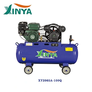 XINYA 6.5hp 100L portable belt driven gasoline air compressor pump (XY2065A-100Q)