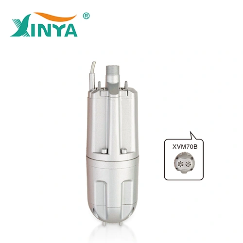 XINYA popular 0.45HP aluminum body russian submersible vibration water pumps (VMP70B-10m)