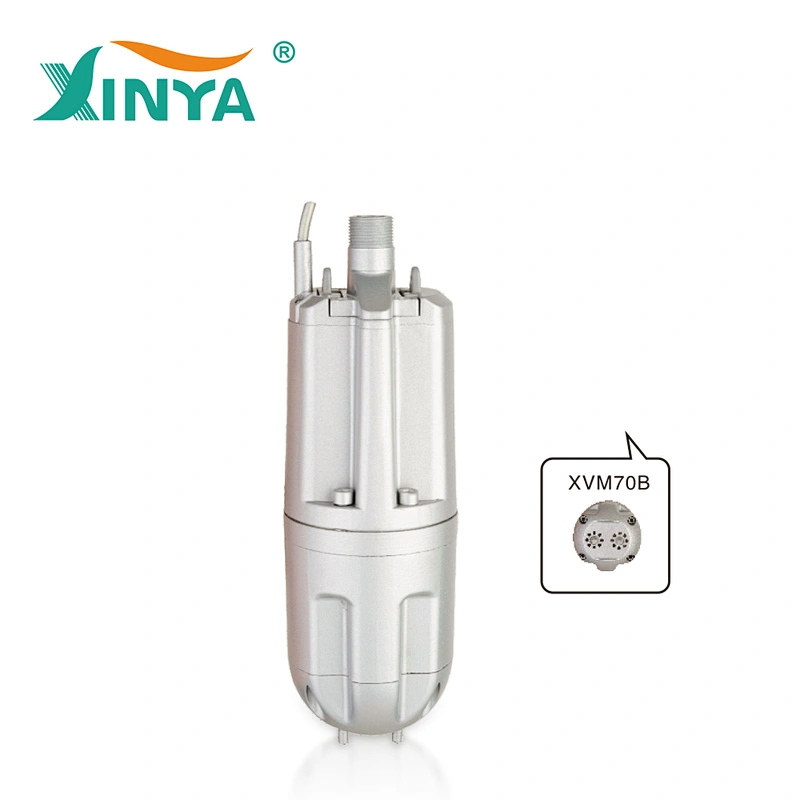 XINYA popular 0.45HP aluminum body russian submersible vibration water pumps (VMP70B-10m)