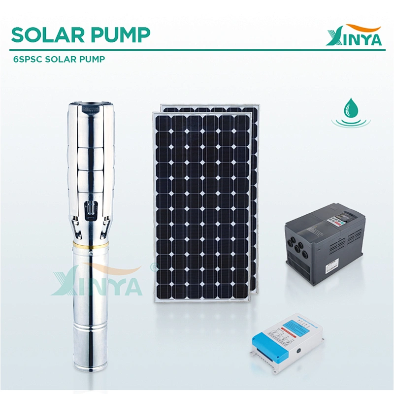 XINYA China DC 1KW submersible solar pump for clean water (3SPSC4.5/95-D72/1000)