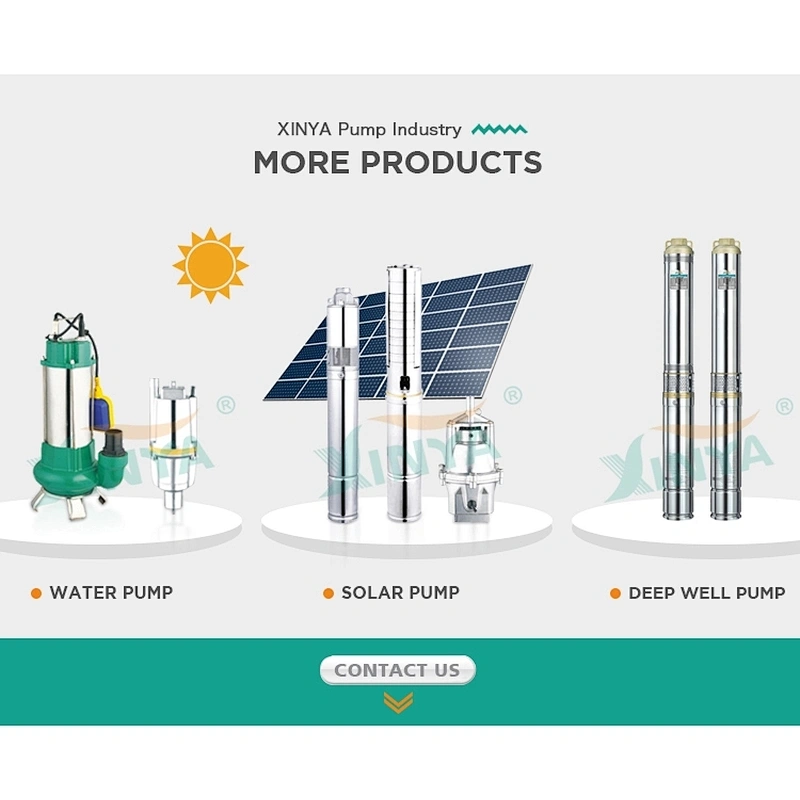 XINYA booster pump dc high head solar pump for clean water (3SPC6/145-D216/1800)