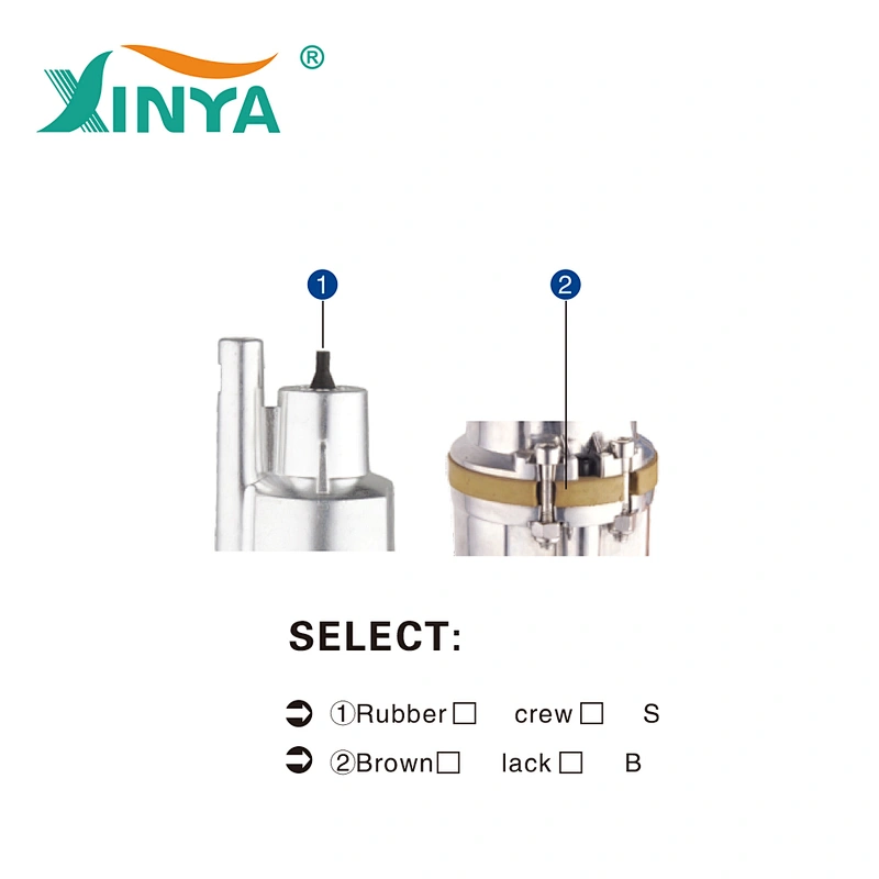 XINYA popular 250w 72m aluminum body russian submersible vibration water pumps (VMP60-1-10m)