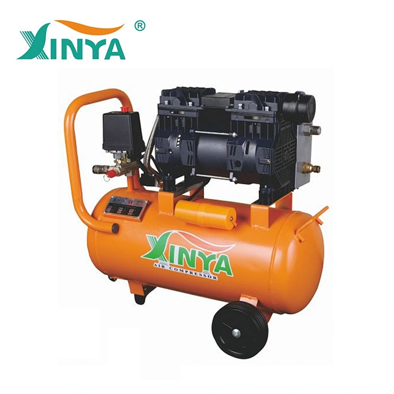 XINYA 8bar 24L 110v 220v low noise oilfree air compressor pump (XY5824X)
