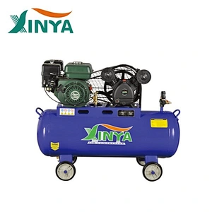 XINYA 100L 5.5HP industrial belt driven air compressor gasoline machine  (XY2051A-100Q)
