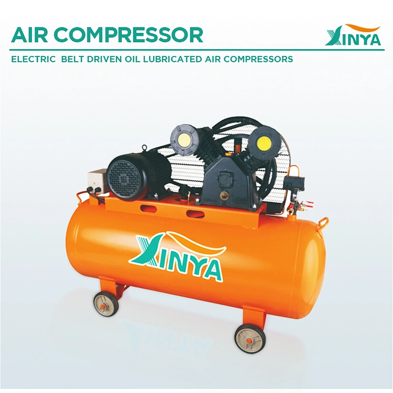 XINYA 2080 5.5hp piston type portable 600l/min belt driven air compressor for sale 150L  (XY2080C-150)
