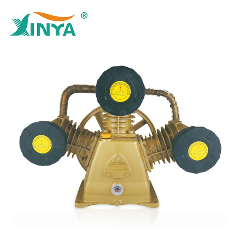 XINYA OEM 5.5KW  80mm 3 pistons driven air compressor pump cylinder head (XY3080E)