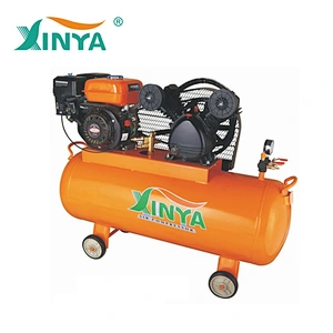 XINYA 100L 5.5HP industrial belt driven air compressor gasoline machine  (XY2051A-100Q)