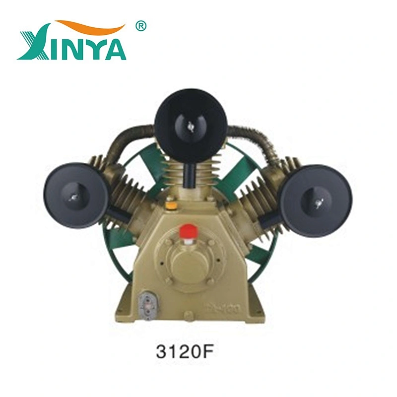 XINYA 20HP 15KW 120mm 3 pistons driven air compressor pump cylinder head (XY3120F)
