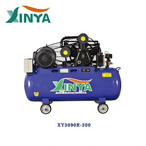 XINYA 10hp 7.5kw 380v piston 2 stage portable 200L belt driven air compressor  (XY3090R-200)