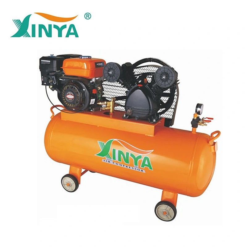 XINYA 6.5hp gasoline engine portable small 50L belt driven air compressor pump (XY2065A-50Q)