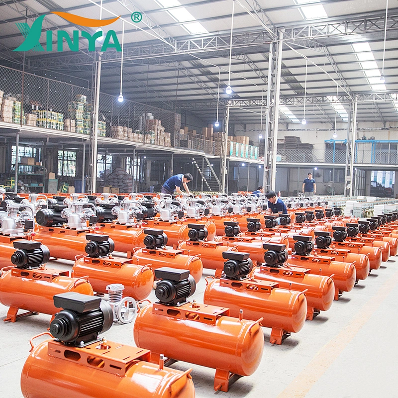 XINYA 5.5hp piston type portable 760l/min belt driven air compressor (XY2090B-150)