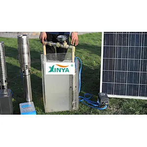 XINYA China DC 1KW submersible solar pump for clean water (3SPSC4.5/95-D72/1000)