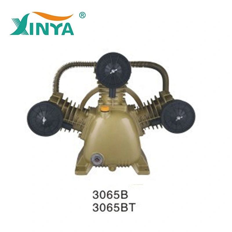 XINYA 3KW 3 cylinder 65mm piston belt driven air compressor pump head (XY3065BT)