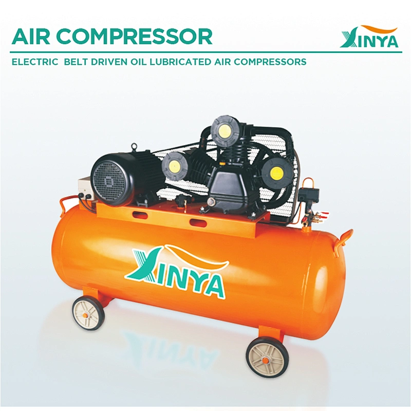 XINYA 10hp 7.5kw 380v piston type portable 200L belt driven air compressor  (XY3090A-200)