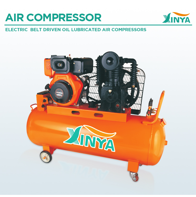 hi-yan⭐︎ XINYA 5.5hp AC double piston 1 phase 230v portable 600l/min belt