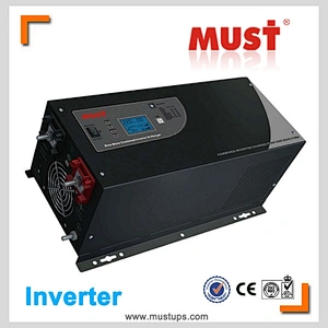 MUST POWER High efficiency low frequency dc 12v/24v /48v to ac 230v 1KW pure sine wave inverter/converter generator for solar system for home solar system