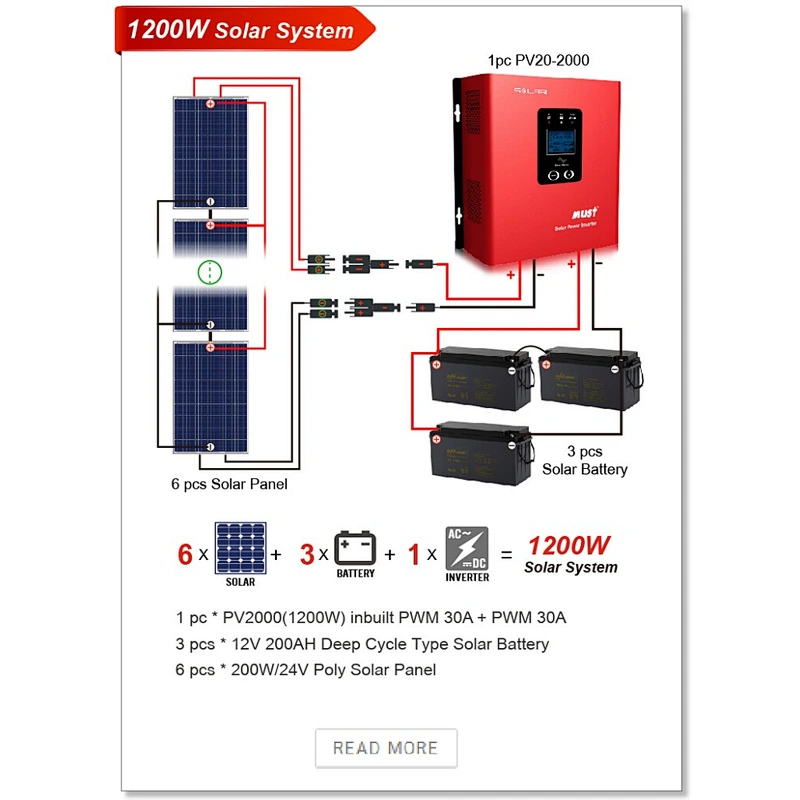 300W 700W 1050W Pure Sine Wave Hybrid Solar Inverter with Battery Charger