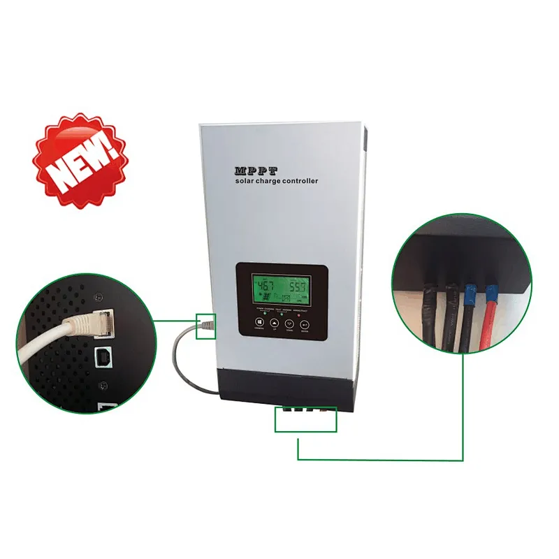 MUST Brand PC16-8015F 80A 12V 24V 48V Voltage auto work MPPT solar charge controller