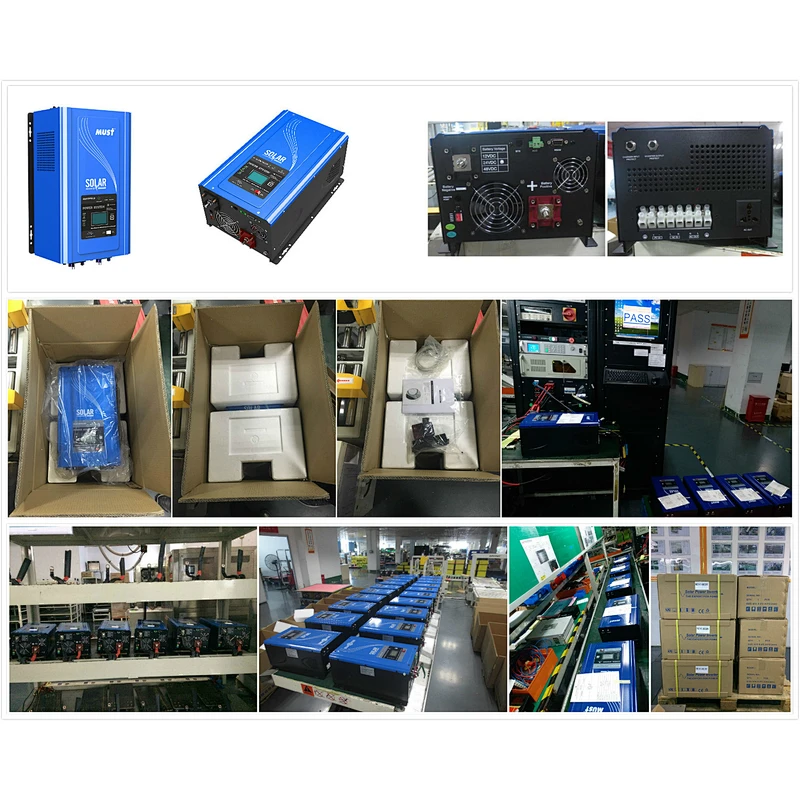MUST Factory 1000w 12v 110v 60hz off grid solar inverter with transformer inbuilt Haiti inverter inversor  onduleur