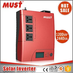 PV1100 PLUS 1.2KVA 2.4KVA Hybrid Solar Inverter DC to AC Solar Power Inverter 12V 24 V solar energy systems