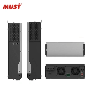 MUST 24V/48V  220v 3 Phase DC AC 3000W 5KW 10KW Frequency On Off Grid Tie Hybrid Mppt Pure Sine Wave Solar Power Inverter