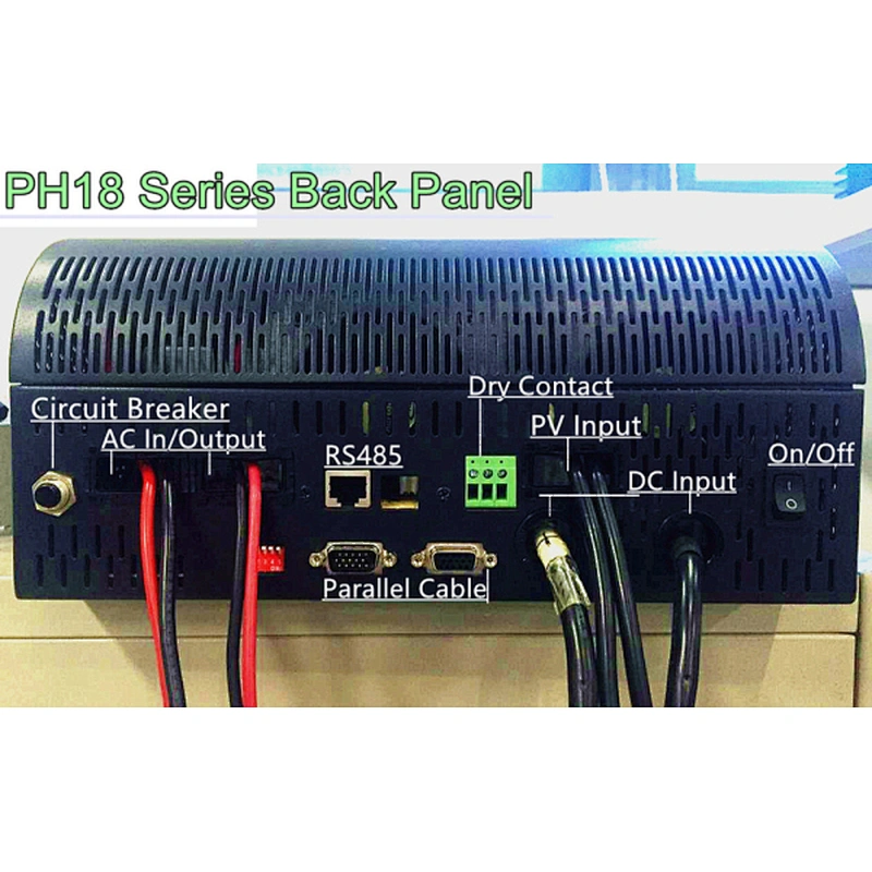 MUST POWER MPPT Solar Inverter Charger Inversor 4KVA 5KVA 48VDC to AC230V for home solar system