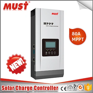 MUST Brand PC16-8015F 80A 12V 24V 48V Voltage auto work MPPT solar charge controller