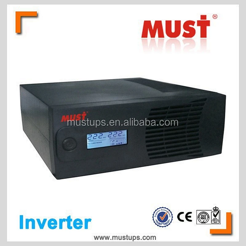 Must best supplier MUST POWER wide input voltage 90-280vac high frequency modified sine wave inverter ups inverter 1000VA 2000VA 12V 24V