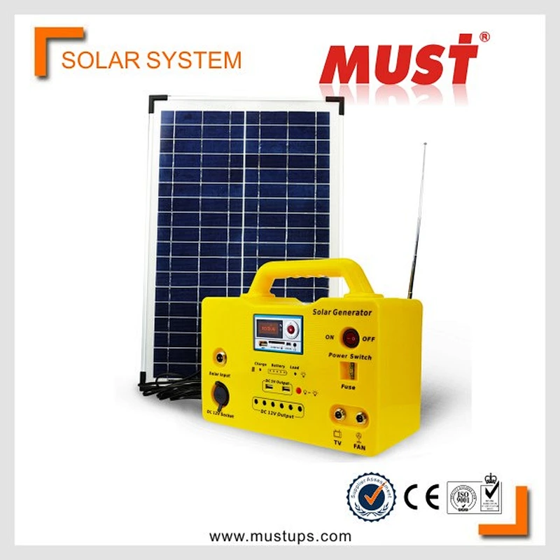 Mini Solar Independent Power Supply 20w home solar system india