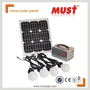 MUST solar system with 250W Monocrystalline price per watt solar panels For Home Use solar system